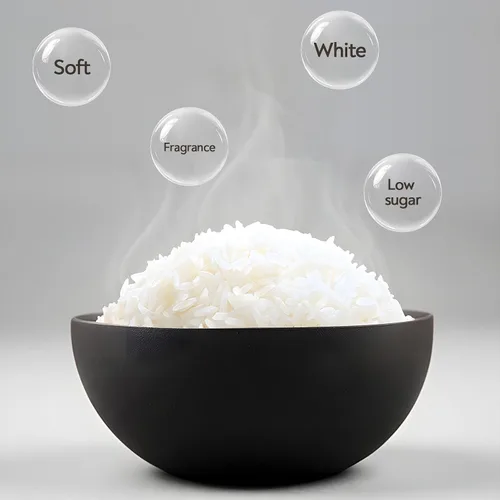 Vista 7 de Mokero Arrocera baja en carbohidratos, 2 tazas sin cocer y 4 tazas de cocción regular, pequeña máquina reductora de carbohidratos para arroz
