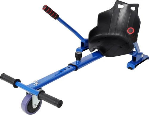 Vista 11 de Accesorio de asiento para aeropatineta de 6.5 a 10 pulgadas, kit de conversión de JULYFOX Buggy Go Kart, rueda giratoria, longitud ajustable