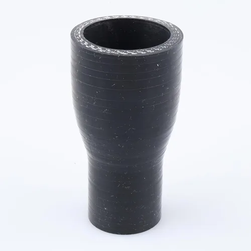Vista 107 de AC PERFORMANCE ID de 1" a 1/2" (25mm a 13mm) Manguera de silicona recta reductora de 3 capas reforzada negra, 3" de longitud Negro