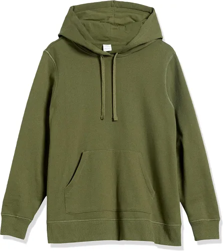 Vista 5 de Tienda Essentials - Sudadera con capucha de vellón de tela de toalla para mujer (disponible en tallas extragrandes)