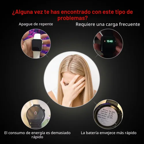 Vista 3 de EB-BR880ABY - Batería compatible con Samsung Galaxy Watch 4 de 1.654 in