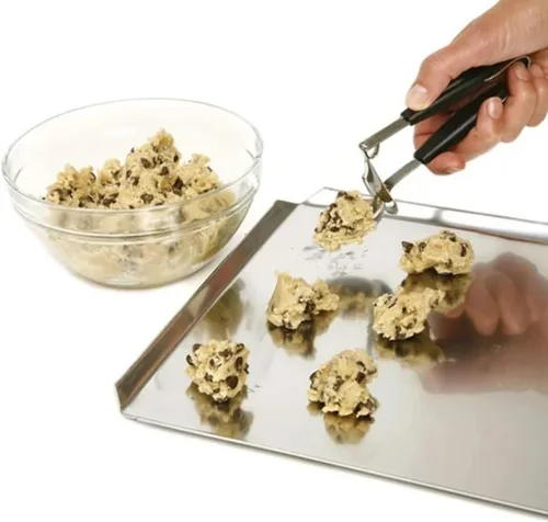 Vista 2 de Norpro Cuchara y suelta cuentagotas para galletas, 7.5 pulgadas/7.5 in, como se muestra