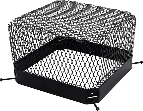 Vista 6 de HY-C RS99 Pantalla de mapache de acero inoxidable, 9 "x 9" x 6