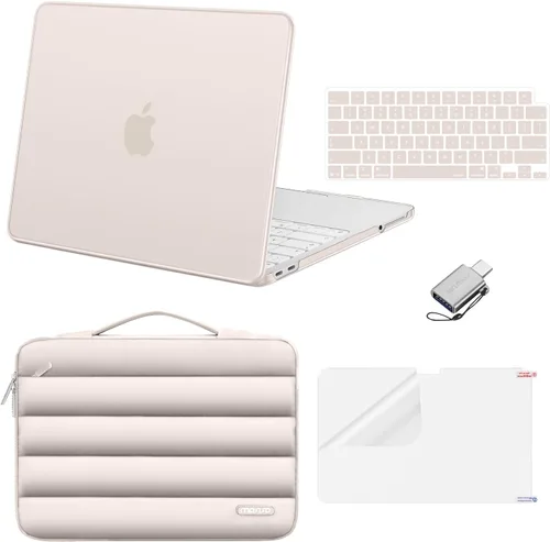 Vista 16 de MOSISO Compatible con MacBook Neo Case 13 pulgadas 2026 A3404 A18 Pro Chip Índigo