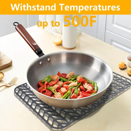 Vista 26 de Protectores de fregadero de cocina de 12 x 11 y 13 x 11 pulgadas, protectores de silicona para fregadero de cocina para la parte inferior del Gris