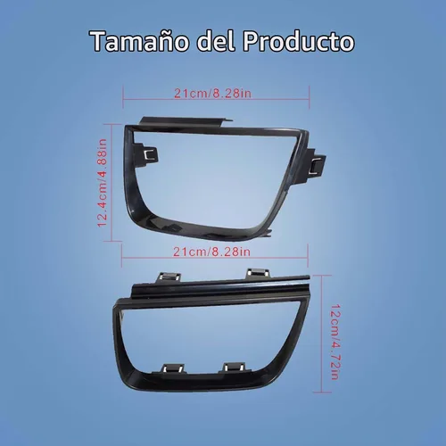 Vista 6 de WFLNHB Juego de 4 cubiertas de bisel de luz trasera de repuesto para Chevy Camaro LT LS SS 2010-2013 biseles negros brillantes para el lado