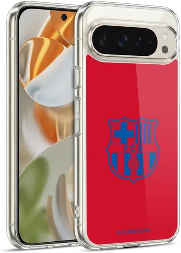 Vista 80 de Head Case Designs Funda de gel con licencia oficial del FC Barcelona Barca Crest Patterns [protección de grado militar] compatible con Google Pixel 3