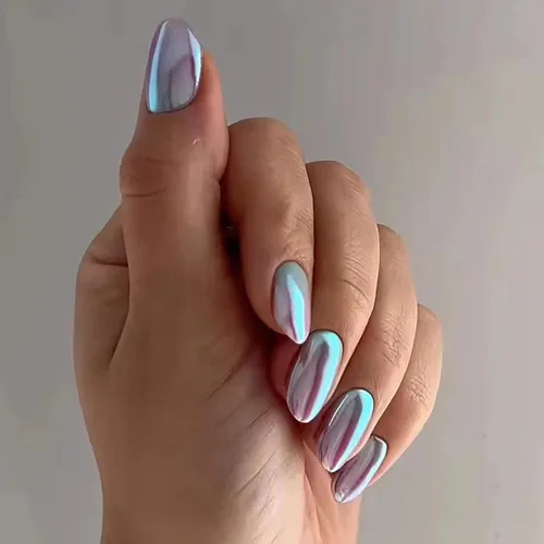Vista 11 de Uñas postizas cortas a presión, uñas postizas de otoño con punta francesa, color marrón, cobertura completa, con diseños de remolinos marrones, uñas
