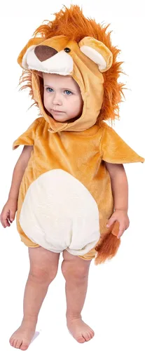 Vista 2 de Dress Up America Disfraz de león para bebés - Mameluco de león de Halloween para niños pequeños