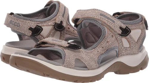 Vista 13 de ECCO Yucatan, sandalia deportiva para mujer Aire/Nubuck azul polvoriento