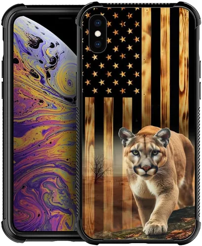 Vista 13 de Funda compatible con iPhone XS, funda para niñas y mujeres, cielo azul, flor, luna y mariposa