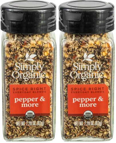 Vista 8 de Simply Organic Lemon Pepper - Certificado orgánico, Kosher 3.17 onzas (paquete de 1)
