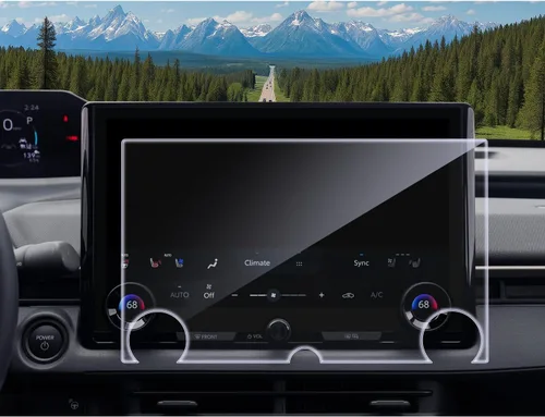 Vista 13 de CDEFG Protector de pantalla de automóvil con control central, protector de pantalla táctil para Dodge RAM 1500/2500/3500 Uconnect 2013-2018, vidrio