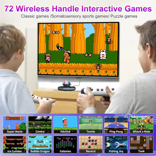 Vista 2 de FWFX Tapete de baile de videojuegos para niños y adultos, juego de almohadilla de baile para TV, juguetes para niños de 4, 5, 6, 7, 8, 9, 10 años