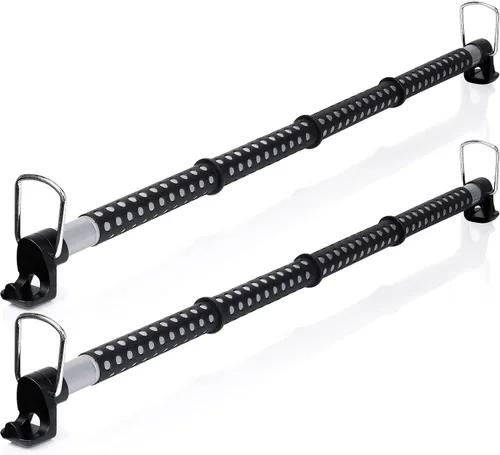 Vista 9 de Zone Tech – barral para ropa para auto - barral para ropa expansible calidad premium