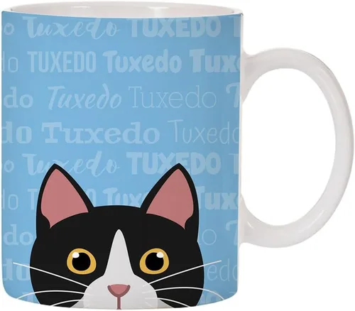 Vista 7 de Adorable diseño de raza de gato taza de café de cerámica de 11 oz (abisinio)