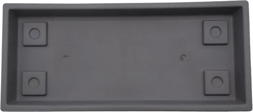 Vista 17 de The HC Companies Bandeja Rectangular Veneciana para Plantas - Platillo de 17.5" para Maceta de 18", Bandeja de Goteo de Plástico para Drenaje - Uso