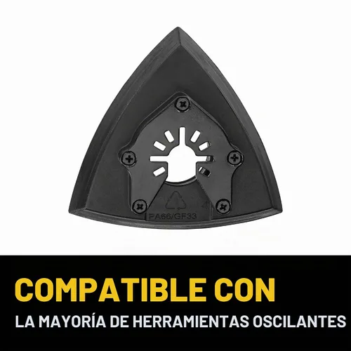 Vista 4 de DEWALT Almohadilla de lijado para herramienta oscilante (DWA4200), color negro