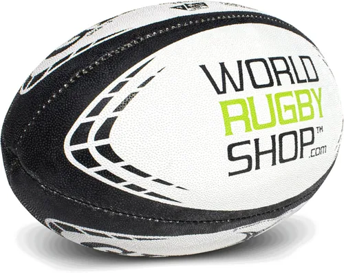 Vista 3 de World Rugby Shop X Gilbert G-TR4000 - Pelota de rugby para adultos y jóvenes, tallas 3, 4 y 5, cosida a mano, construcción de 3 capas