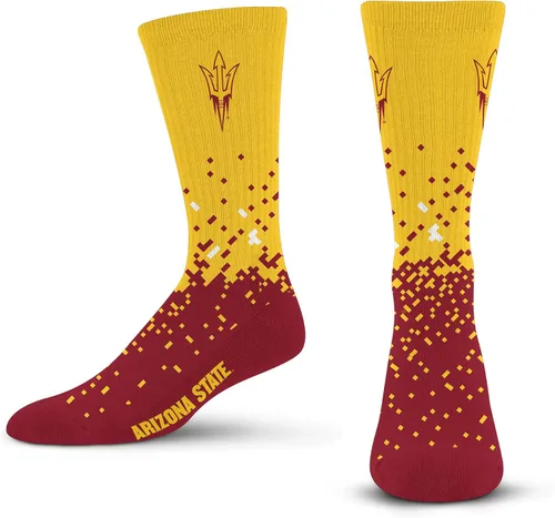 Vista 21 de For Bare Feet Calcetines de la NCAA para niños y niñas, unisex, Spray Zone Crew, para jóvenes