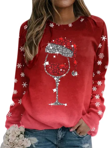 Vista 3 de UOKNICE Sudadera de manga larga para mujer, diseño gráfico cómodo, para adolescentes, con diseños modernos, informal, para uso urbano