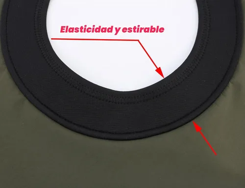 Vista 4 de Sombrero de sombrilla para casco de escalada, traje para escalar, equipo de rescate, trabajador de gran altitud Negro