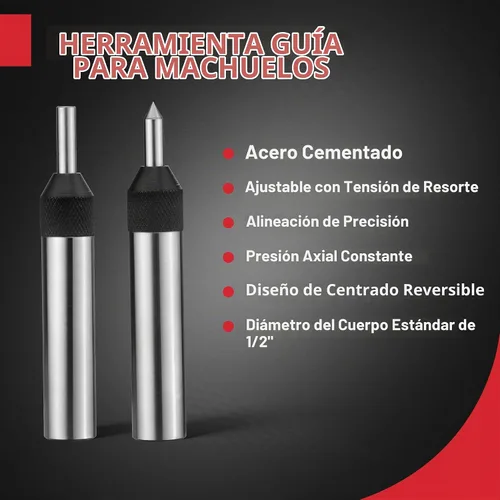 Vista 3 de Brown & Sharpe 599-792-30 guía de golpe ajustable con tensado por resorte