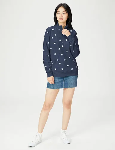 Vista 3 de Tienda Essentials - Sudadera ligera de manga larga de rizo francés con zíper para mujer