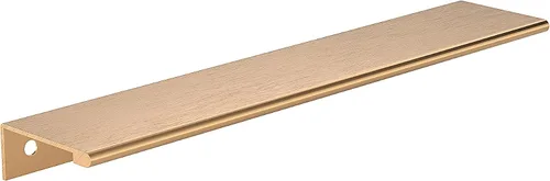 Vista 28 de Richelieu Hardware BP98982510 Lincoln Collection 1 pulgada (25 mm) de centro a centro Manija de tirador de borde de gabinete y cajón de aluminio