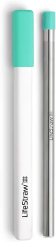 Vista 12 de LifeStraw Sip - Paja reutilizable de acero inoxidable para beber con filtro de agua