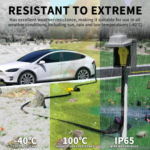 Vista 8 de POWGRN NEMA 14-50P a NEMA 14-50R Cable de extensión de 50 amperios para RV/EV de 6 pies al aire libre con mango de agarre, cable de alimentación