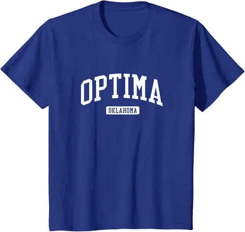 Vista 10 de Optima Oklahoma OK - Camiseta de diseño deportivo vintage, Negro