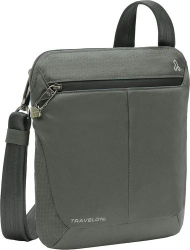 Vista 2 de Travelon - Bolsa bandolera, antirobo, S, Carbón), 43126 530