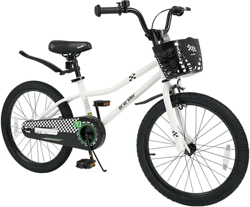 Vista 11 de COSTWAY Bicicleta para niños, 12, 14, 16, 18 pulgadas, para niños y niñas de 3 a 8 años, bicicleta para niños con ruedas de entrenamiento