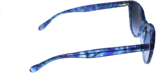 Vista 3 de Lilly Pulitzer Havana BL - Gafas de sol de plástico azul con ojo de gato azul, azul, (Blue Tortoise), 52-16-140