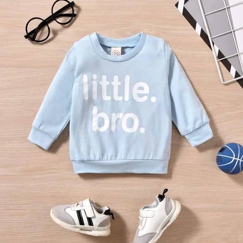 Vista 5 de Big Brother Little Brother Matching Outfits Big BroLittle Bro Long Shirt Pants NewbornToddler baby boy FallWinter Outfit