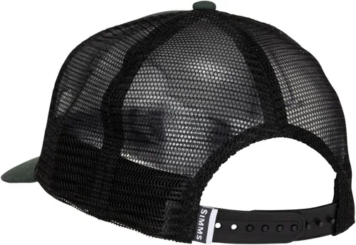 Vista 4 de Simms Sombrero de camionero de parches de trucha para productos de pesca