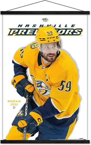 Vista 7 de Trends International NHL Nashville Predators - Póster de pared Roman Josi Feature Series 23, 22.37 x 34.00 pulgadas, paquete de impresión premium