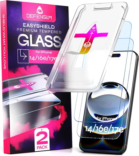 Vista 36 de Defenslim Protector de pantalla para iPhone XS Max (paquete de 2), kit de instalación de fácil alineación automática, vidrio templado de 6.5