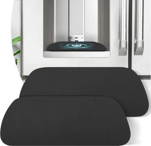 Vista 11 de LOPNUR Paquete de 2 recolectores de bandeja de goteo para refrigerador Negro