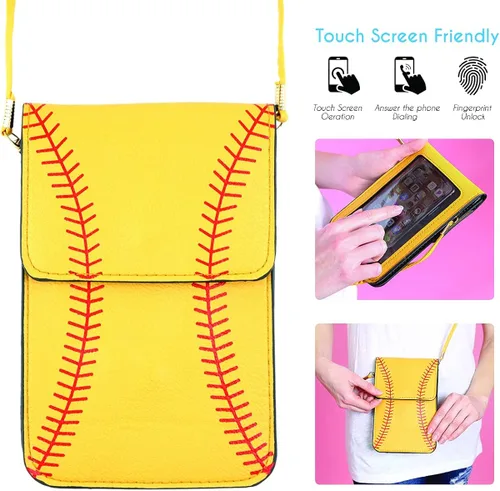 Vista 6 de Bolsa de viaje pequeña Correa cruzada para teléfono inteligente, funda para pantalla táctil, juego deportivo, animal, bandera estadounidense