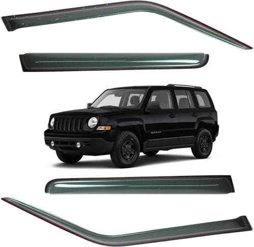 Vista 131 de Viseras para ventanas para Mazda 3 Sedán 4 puertas 2004 2005 2006 2007 2008 2009 estilo JDM Mugen, deflector de viento, protector solar y de lluvia