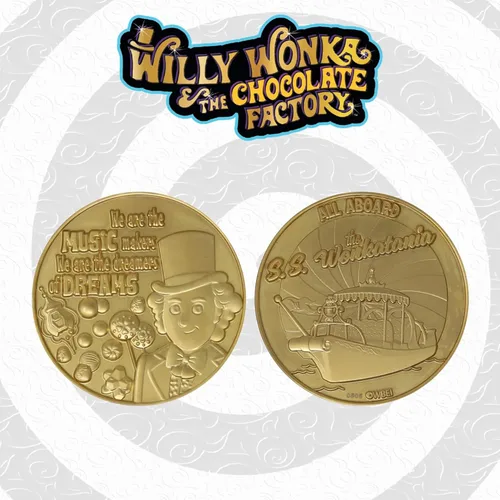 Vista 6 de Fanattik Willy Wonka and The Chocolate Factory - Moneda coleccionable de edición limitada