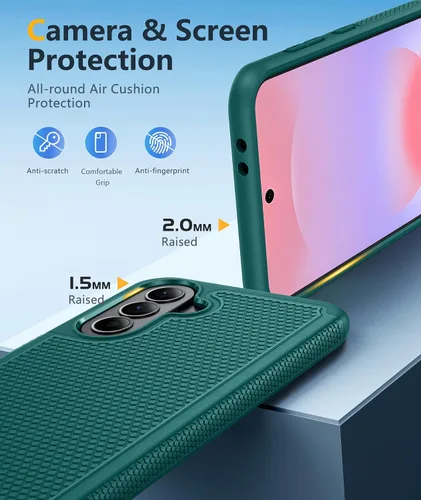 Vista 386 de FNTCASE Funda para iPhone 17 Pro: Fundas delgadas translúcidas de color azul claro compatibles con MagSafe, protección completa de la cámara
