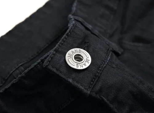 Vista 5 de Pantalón de jean elastizado, ajustado, moderno, para hombre.