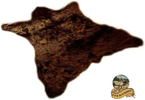 Vista 10 de Alfombra de piel sintética de alta calidad con piel de oso, pelo largo lanudo de felpa, piel, piel de oveja, alfombra para tiro