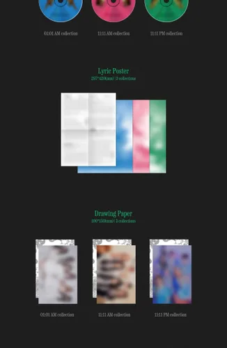 Vista 2 de Billlie the Billage of perception : chapter three 4th Mini Album Photobook+Lyric poster+Drawing paper+Photocard+Polaroid photo+Doppelganger