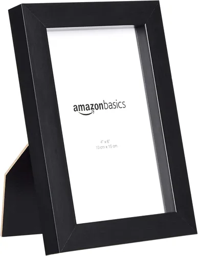 Vista 3 de Amazon Basics Marco rectangular para fotos, 6 x 4 pulgadas, paquete de 5, color negro