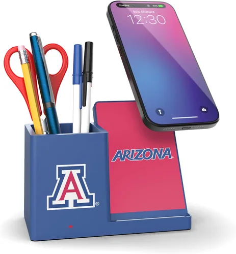 Vista 11 de SOAR NCAA - Soporte de carga inalámbrico unisex para teléfono celular y organizador de escritorio Color del