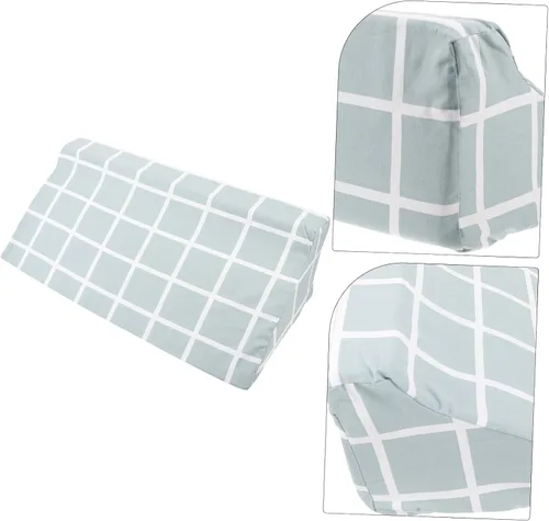 Vista 8 de Almohada de cuña triangular para pacientes postrados en cama, cojín de reposicionamiento corporal de espuma de alta densidad, soporte